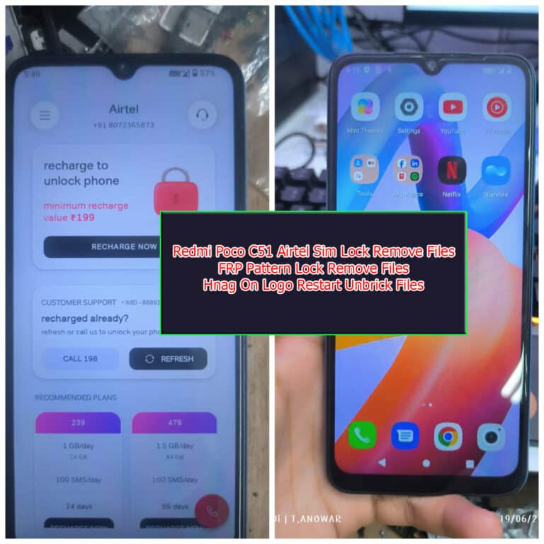 Redmi Poco C51 Airtel Sim Lock