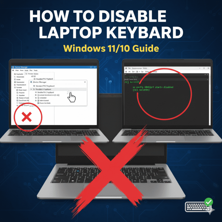 How to Disable Your Laptop’s Internal Keyboard